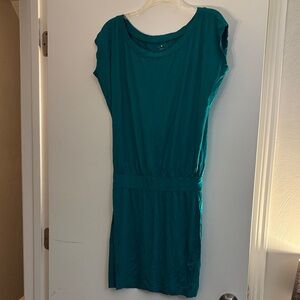 Three Dots Teal Mini Dress